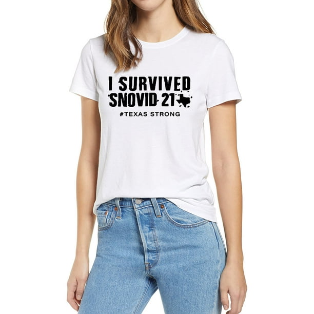 Unisex T-Shirt Funny Sayings I Survived The Toilet Paper Outage of 2020 Womens Tops Short Sleeve Casual Summer Tee Shirts 